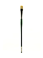 Grumbacher Gainsborough Oil And Acrylic Paint Brush, Size 10, Bright Bristle, Hog Hair, Green 1 thumbnail image
