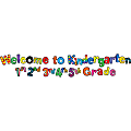 Creative Teaching Press® Mini Bulletin Board Set Punch-Out Phrases, Welcome To Kindergarten, 1st, 2nd, 3rd, 4th, 5th Grade