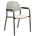 KFI Studios Tioga Guest Chair With Arms, Ash/Black 1 thumbnail image