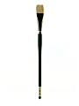 Grumbacher Gainsborough Oil And Acrylic Paint Brush, Size 14, Bright Bristle,Hog Hair, Green