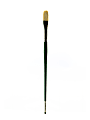 Grumbacher Gainsborough Oil And Acrylic Paint Brush, Size 10, Flat Bristle, Hog Hair, Black 1 thumbnail image