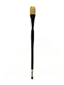 Grumbacher Gainsborough Oil And Acrylic Paint Brush, Size 14, Flat Bristle, Hog Hair, Black 1 thumbnail image