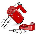 Galanz 5-Speed 150W Retro Hand Mixer With Storage Base, Hot Rod Red 1 thumbnail image