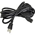 Ergotron 10-ft. Power Cord - For Workstation - 125 V AC / 10 A - Black - 10 ft Cord Length - NEMA 5-15P / IEC 60320 C13