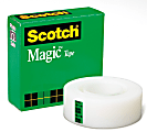 Scotch® Tape Refill, 1" x 1296", Matte Clear, Pack of 1 rolls