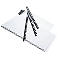Office Depot® Brand 3/8" Binding Combs, 55-Sheet Capacity, Black, Pack Of 25