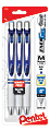 Pentel® EnerGel™ RTX Pearl Pens, Needle Point, 0.7 mm, Pearl Barrel, Blue Ink, Pack Of 3 Pens 1 thumbnail image