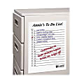 C-Line Self-Stick Dry-Erase Sheets, 8 1/2" x 11", White, Box Of 25