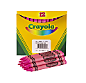 Crayola® Crayon Refills #836, Pink, Box Of 12