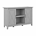 Bush® Furniture Key West 47"W Accent Cabinet With Doors, Cape Cod Gray, Standard Delivery