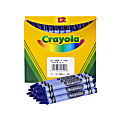 Crayola® Crayons, Refill, Blue, Box Of 12 Crayons