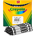 Crayola® Crayon Refills #836, Black, Box Of 12