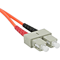 C2G-4m SC-SC 62.5/125 OM1 Duplex Multimode PVC Fiber Optic Cable - Orange