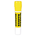 Amscan Window Markers, Broad Point, Yellow Barrel, Yellow Ink, Pack Of 4 Markers