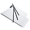 Office Depot® Brand 1/4" Binding Combs, 20-Sheet Capacity, Black, Pack Of 100