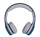 Ativa™ Kids' On-Ear Wired Headphones With On-Cord Microphone, Blue/Gray 1 thumbnail image