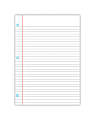 Creative Teaching Press Notebook Paper Chart, Giant White Notebook
