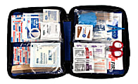 PhysiciansCare® Soft-Sided First Aid Kit, Blue, 195 Pieces