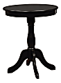 Powell Joris Round Side Table, 22"H x 18", Black 1 thumbnail image