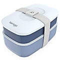 Bentgo Classic All-In-One Lunch Box Container, 3-13/16"H x 4-3/4"W x 7-1/8"D, Slate 1 thumbnail image