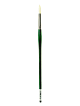 Grumbacher Gainsborough Oil And Acrylic Paint Brush, Size 8, Round Bristle, Hog Hair, Green 1 thumbnail image