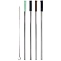 Martha Stewart 5-Piece Stainless Steel Straw And Brush Set, Assorted Colors 1 thumbnail image