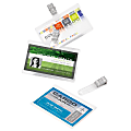 Office Depot® Brand Laminating Pouches, ID Badge With Clip, 5 Mil, 2.5" x 3.75", Pack Of 25 1 thumbnail image