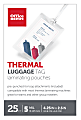 Office Depot® Brand Laminating Pouches, Luggage Tag With Loop, 5 Mil, 2 1/2" x 4 1/4", Pack Of 25 1 thumbnail image