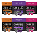 Bestpresso Single-Serve Coffee Freshpacks, Intense, Variety Pack, Carton Of 120, 6 x 20 Per Box 1 thumbnail image
