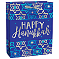Amscan Happy Hanukkah Gift Bags, Medium, Blue, Pack Of 20 Gift Bags 1 thumbnail image