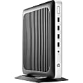HP t630 Tower Thin Client - AMD G-Series GX-420GI Quad-core (4 Core) 2 GHz - 4 GB RAM DDR4 SDRAM - 16 GB Flash - AMD Radeon R7E Graphics (512 MB) - Gigabit Ethernet - HP ThinPro (English) 1 thumbnail image