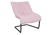 Serta® Style Alex Lounge Chair, Blush Pink/Black