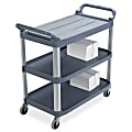 Rubbermaid Xtra Utility Cart, 37 4/5"H x 40 3/5"W x 20"D, Gray