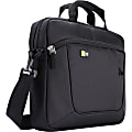 Case Logic Carrying Case for 14.1" Notebook - Black - Polyester - Luggage Strap, Shoulder Strap, Handle - 11.4" Height x 14.6" Width x 2.8" Depth