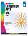 Carson-Dellosa Spectrum Language Arts Workbook, Kindergarten 1 thumbnail image