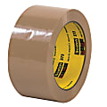 3M® 373 Carton Sealing Tape, 2" x 110 Yd., Tan, Case Of 36