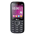 BLU Jenny TV 2.8 T276T Cell Phone, Black/Red