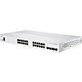 Cisco 350 CBS350-24T-4X Ethernet Switch - 24 Ports - Manageable - 2 Layer Supported - Modular - 27.25 W Power Consumption - Optical Fiber, Twisted Pair - Rack-mountable - Lifetime Limited Warranty