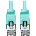 Tripp Lite Cat6a Snagless Shielded STP Patch Cable 10G, PoE, Aqua M/M 5ft - First End: 1x RJ-45 Male Network - N262005AQ 1 thumbnail image