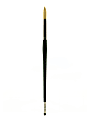 Grumbacher Gainsborough Oil And Acrylic Paint Brush, Size 12, Round Bristle, Hog Hair, Black 1 thumbnail image