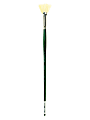 Grumbacher Gainsborough Oil And Acrylic Paint Brush, Size 6, Fan Bristle, Hog Hair, Green 1 thumbnail image