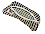 Rubbermaid® Hygen Microfiber Scrubbing Flex Pads, 8 5/16" x 8 5/16", Blue/Yellow 1 thumbnail image