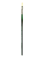 Grumbacher Gainsborough Oil And Acrylic Paint Brush, Size 6, Filbert Bristle, Hog Hair, Green