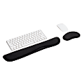 Mind Reader Ergonomic Keyboard and Mouse Wrist Rest Sets, 3/4"H x 3"W x 16-3/4,"L, Black, 2 Piece 1 thumbnail image
