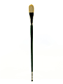 Grumbacher Gainsborough Oil And Acrylic Paint Brush, Size 10, Filbert Bristle, Hog Hair, Green 1 thumbnail image