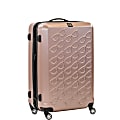 ful Sunglasses ABS Upright Rolling Suitcase, 25"H x 17 3/8"W x 11"D, Gold