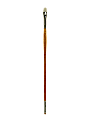 Grumbacher Bristlette Paint Brush, Size 5, Bright Bristle, Synthetic, Brown