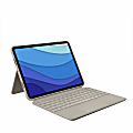 Logitech® Combo Touch Keyboard/Cover Case for 11" Apple® iPad Pro (3rd Gen), Sand 1 thumbnail image