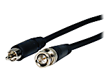 Comprehensive Pro AV/IT Series BNC Plug to RCA Plug Video Cable 10ft - 10 ft BNC/RCA Video Cable for Video Device - First End: 1 x BNC Male Video - Second End: 1 x RCA Male Video - 25 AWG - Mist Black