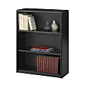 Safco® Value Mate® Steel Modular Shelving Bookcase, 3 Shelves, 40"H x 31-3/4"W x 13-1/2"D, Black